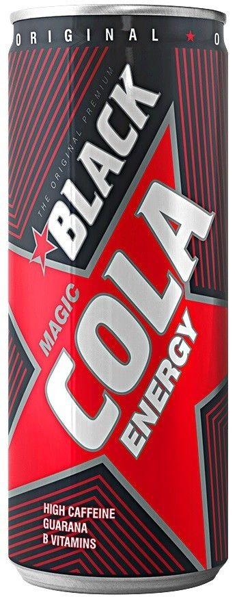 Напиток Black Energy Cola энергетический 250мл