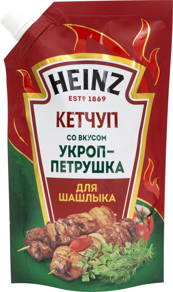 Кетчуп Heinz Укроп-петрушка для шашлыка 320г