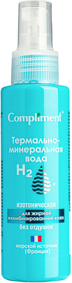 Термально-минеральная вода Compliment для жирной и комбинированной кожи 110мл