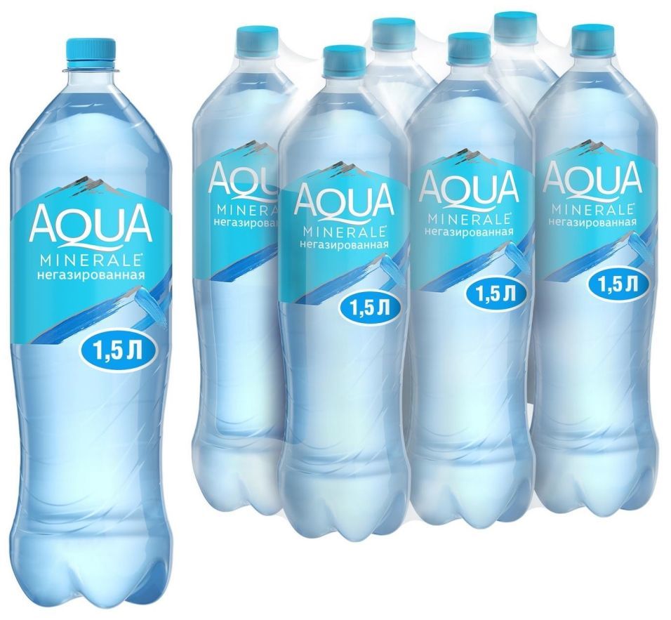 Вода Aqua Minerale питьевая негазированная 1.5л (упаковка 6 шт.)