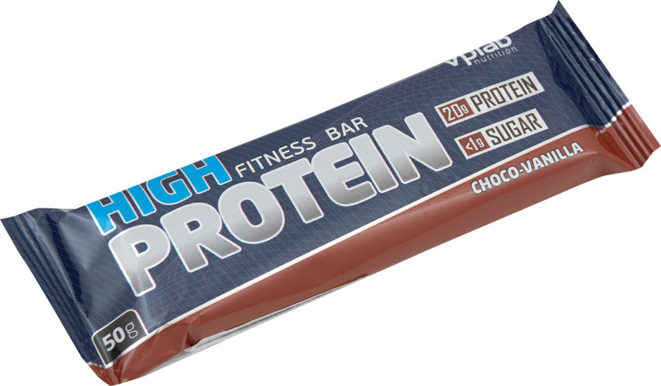 Батончик протеиновый Vplab High Protein Шоколад-ваниль 50г