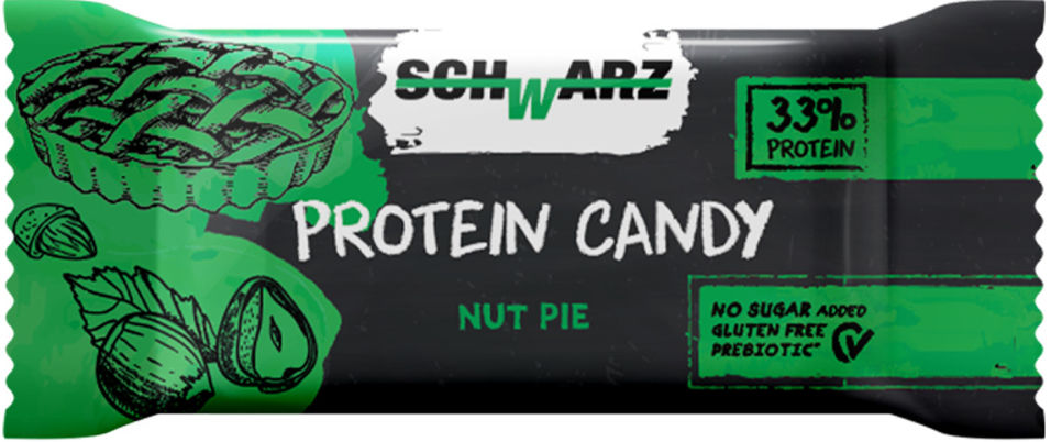 Батончик протеиновый Schwarz 33% Ореховый пай 20г