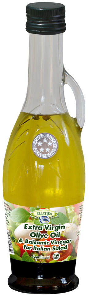 Масло оливковое Ellatika с бальзамическим уксусом 250мл
