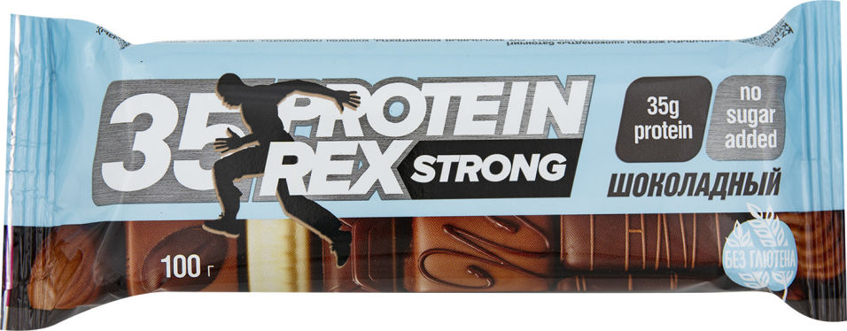 Протеиновый батончик Protein Rex Strong Шоколадный 100г