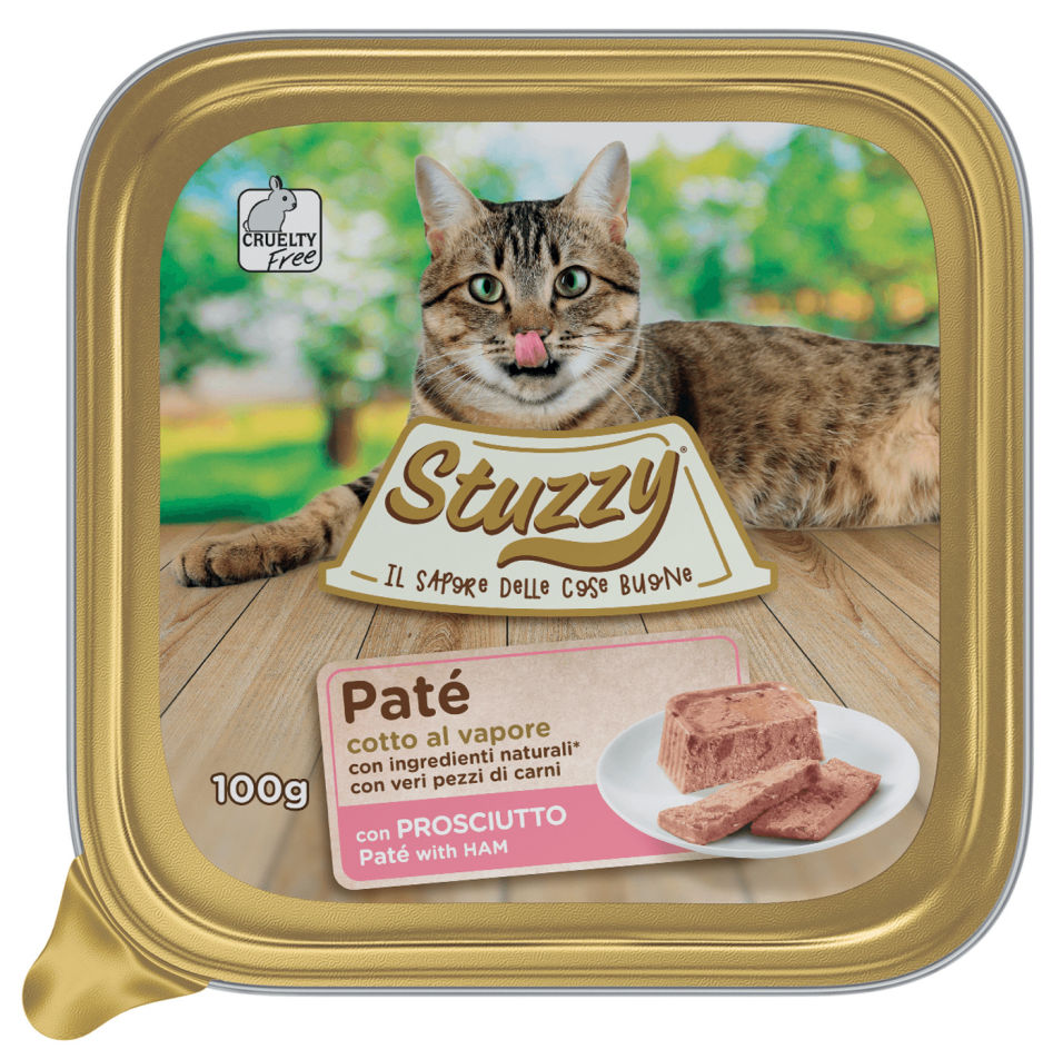 Корм для кошек Stuzzy Pate Cat паштет с ветчиной 100г (упаковка 12 шт.)