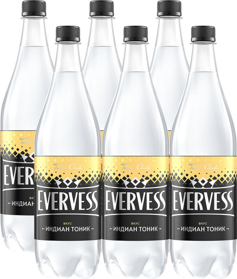 Напиток Evervess Тоник 1л (упаковка 6 шт.)
