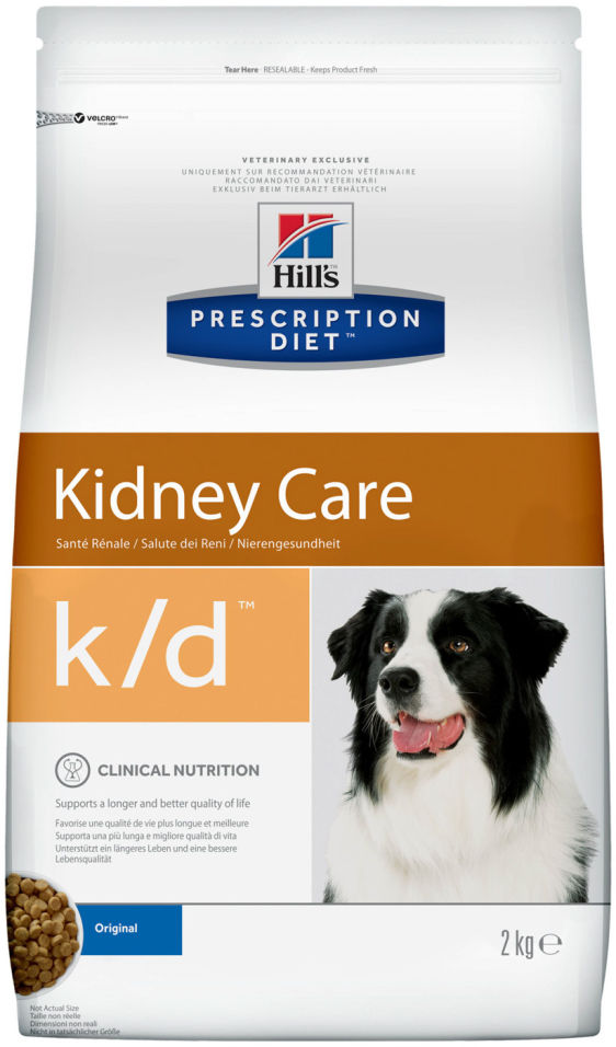 Сухой корм для собак Hills Prescription Diet при заболеваниях почек 2кг