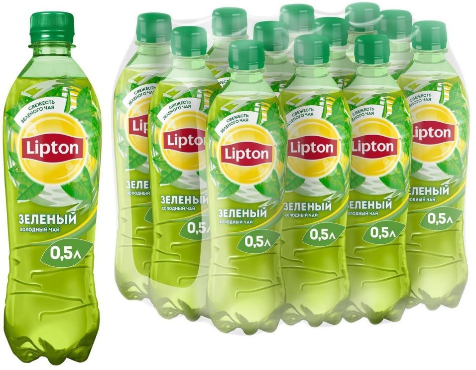 Чай холодный Lipton Зеленый 500мл (упаковка 2 шт.)