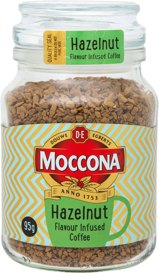 Кофе растворимый Moccona Hazelnut 95г
