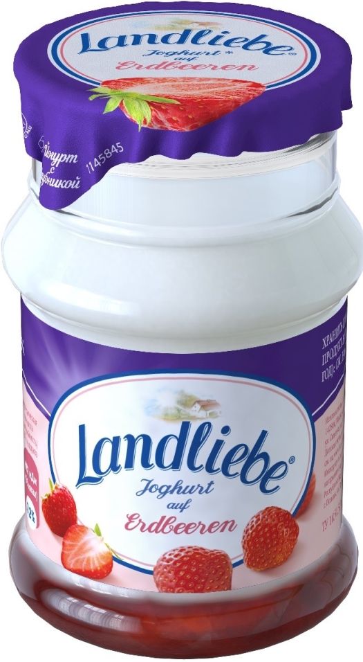 Йогурт Landliebe с клубникой 3.2% 130г