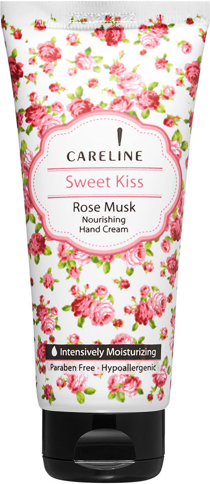 Крем для рук Careline Сладкий поцелуй роза 100мл