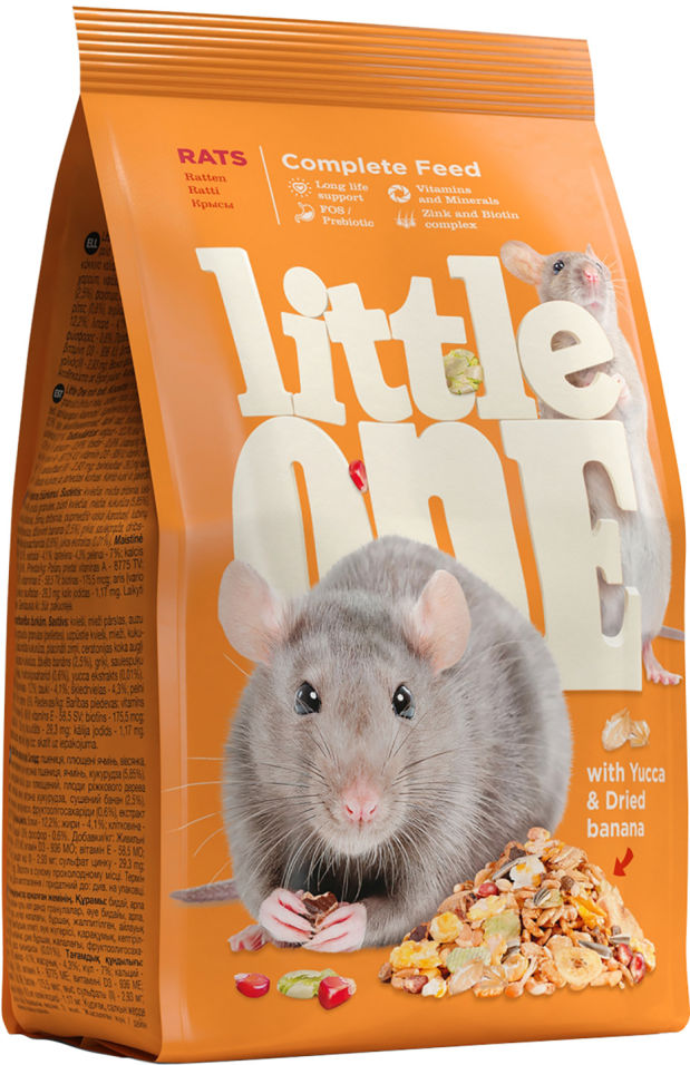 Корм для грызунов Little One для крыс 900г