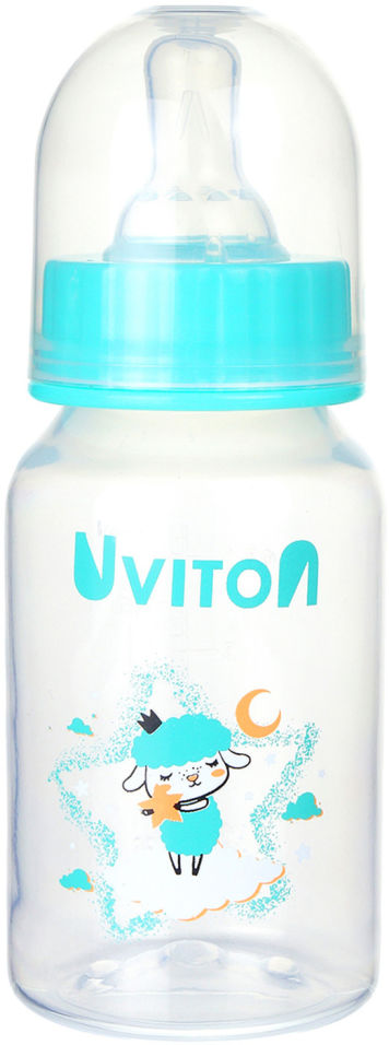 Бутылочка детская Uviton для кормления стандартное горлышко 125мл