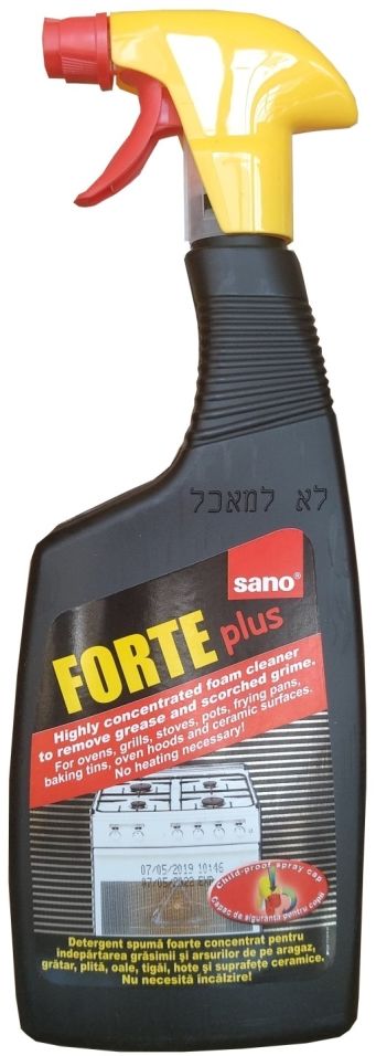 Средство чистящее Sano Forte Plus для плит и печей от сажи и жира 750мл