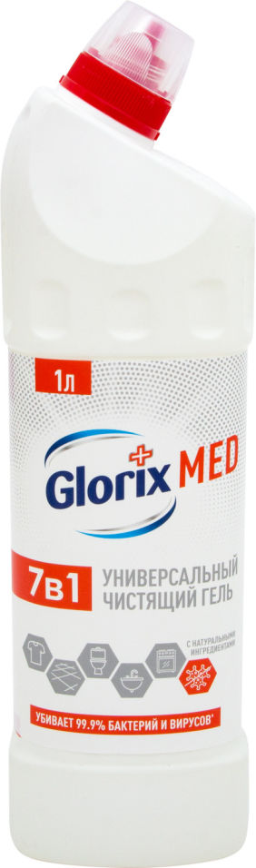Средство чистящее Glorix 7в1 Универсальный чистящий гель 1л