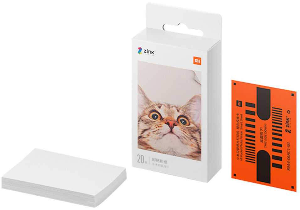 Бумага для фотопринтера Xiaomi Mi Portable Photo Printer Paper 5.08*7.62см 20шт