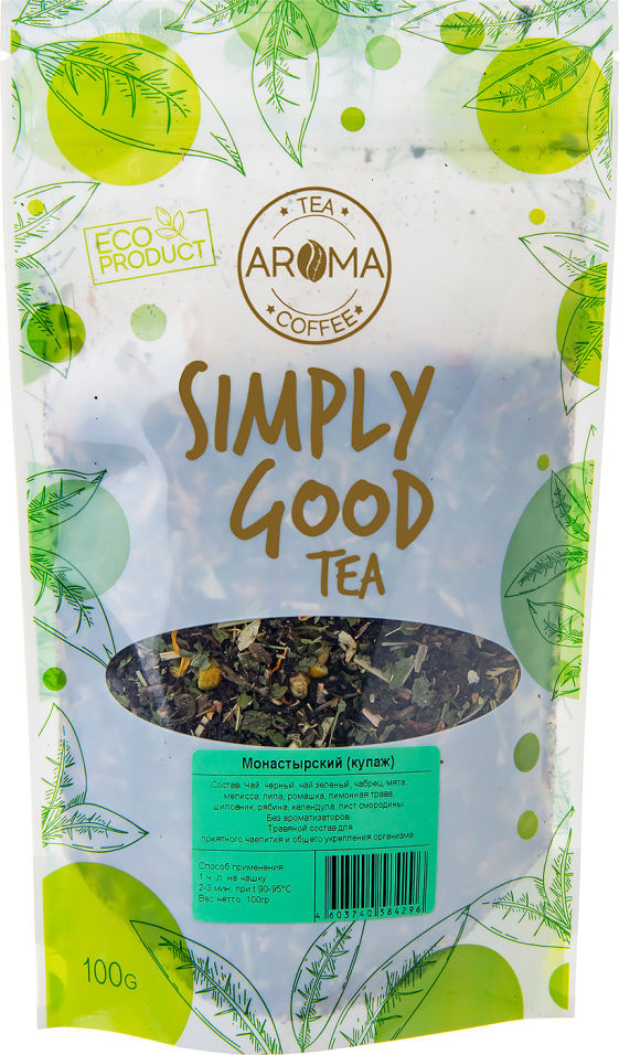 Чай черный Aroma Монастырский 100г