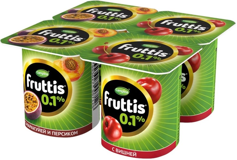Отзывы о Продукте йогуртном Fruttis Легком Персик-маракуйя Вишня 0.1% 4шт*110г Отзывы о Продукте йогуртном Fruttis Легком Персик-маракуйя Вишня 0.1% 4шт*110г
