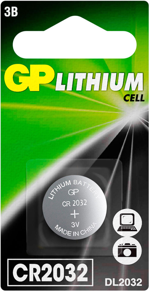 Отзывы о Батарейке GP Lithium Cell CR2032-8C1