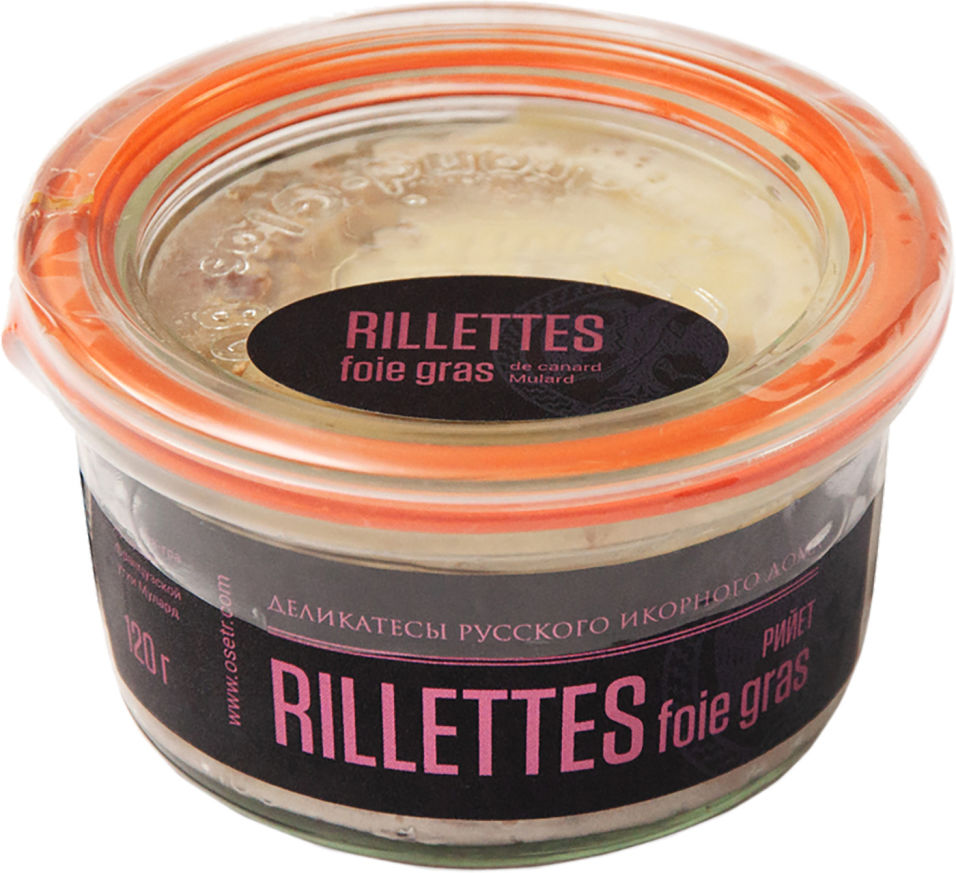 Риет Русский икорный дом Rillettes фуа-гра 120г