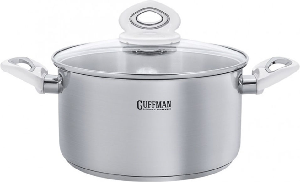 Кастрюля Guffman Amore со стеклянной крышкой 4.2л 22см