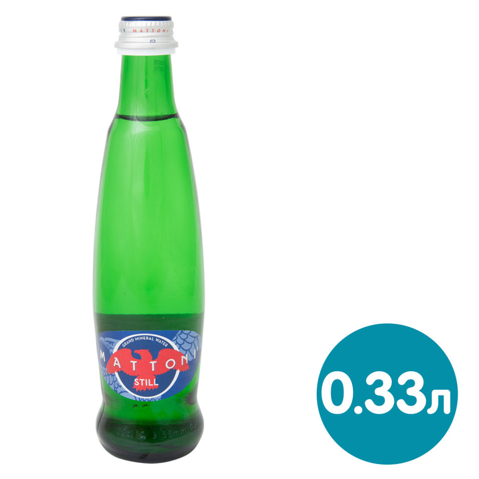 Вода Mattoni минеральная негазированная 330мл