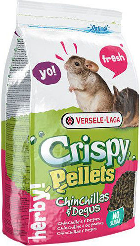 Корм для грызунов Versele-Laga Crispy Pellets Chinchillas&Degus для шиншилл и дегу 1кг