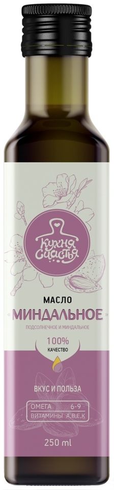 Масло миндальное Кухня Счастья 250мл