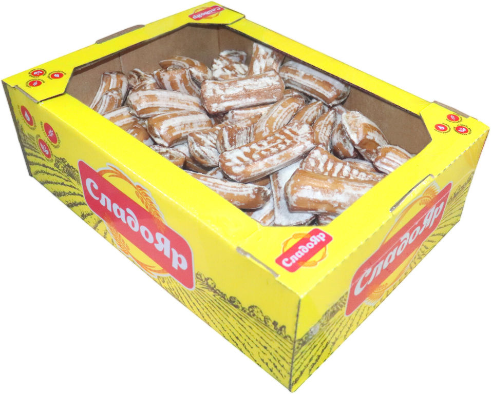 Пряники СладоЯр сырцовые Коврижка с начинкой 4кг