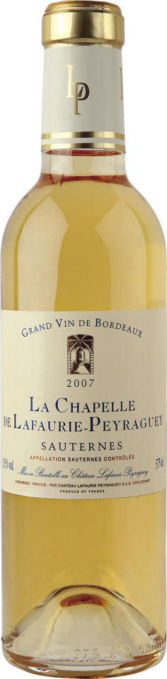 Вино La Chapelle de Lafaurie-Peyraguey белое сладкое 9.1-13% 0.375л