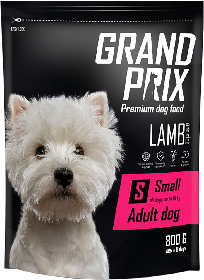 Корм для собак Grand Prix Small Adult Ягненок 800г Корм для собак Grand Prix Small Adult Ягненок 800г