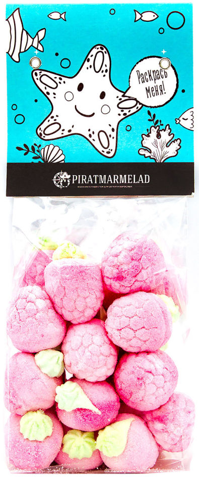 Маршмеллоу PiratMarmelad Малина с начинкой желе 200г
