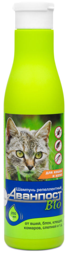 Шампунь для кошек Veda Аванпост Bio репеллентный 250мл 233₽