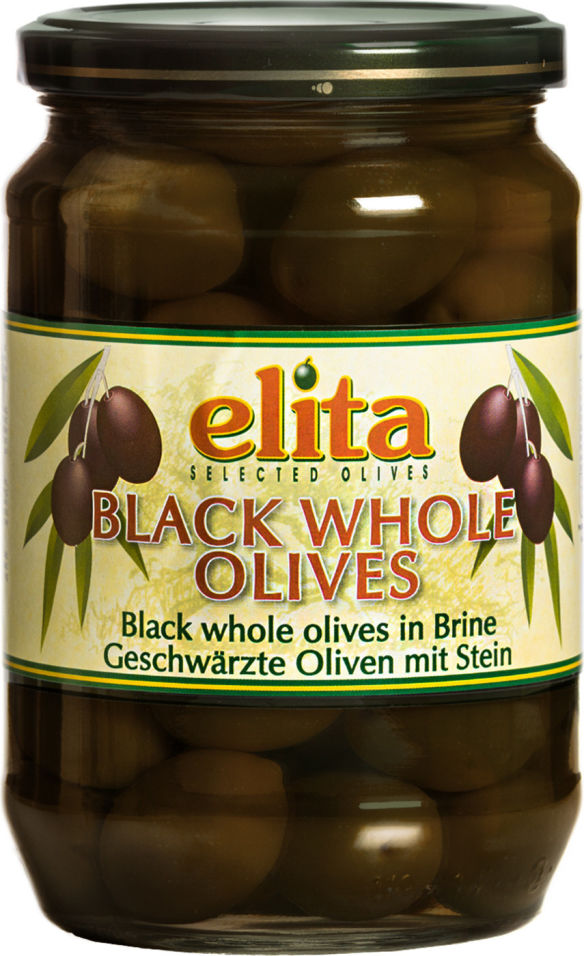Маслины Elita Супергигант с косточкой  720мл