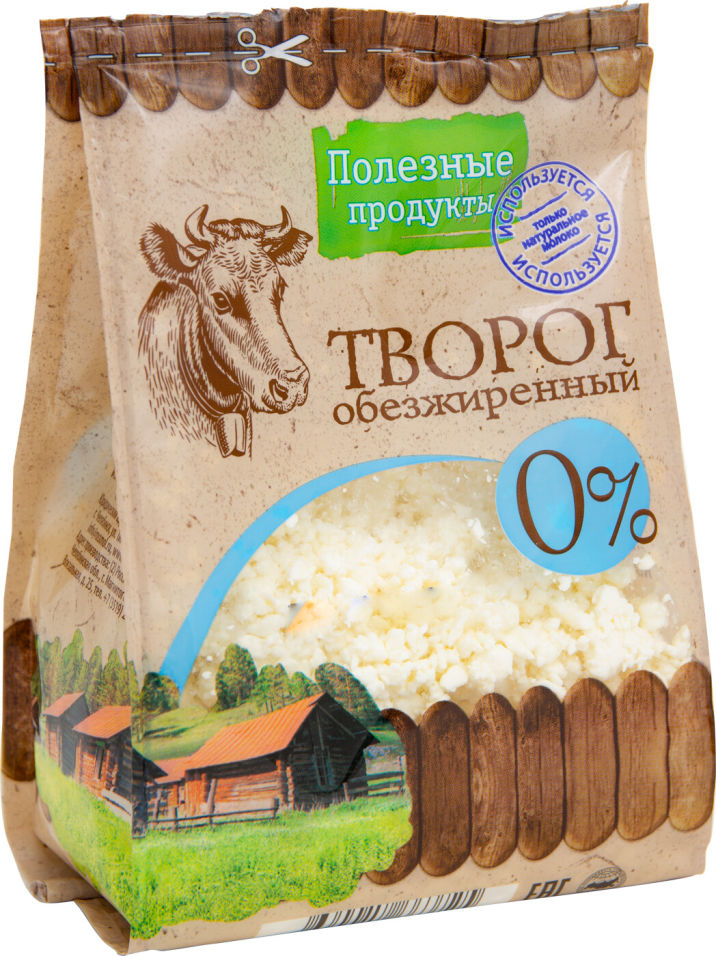 Творог Полезные продукты 0% 300г