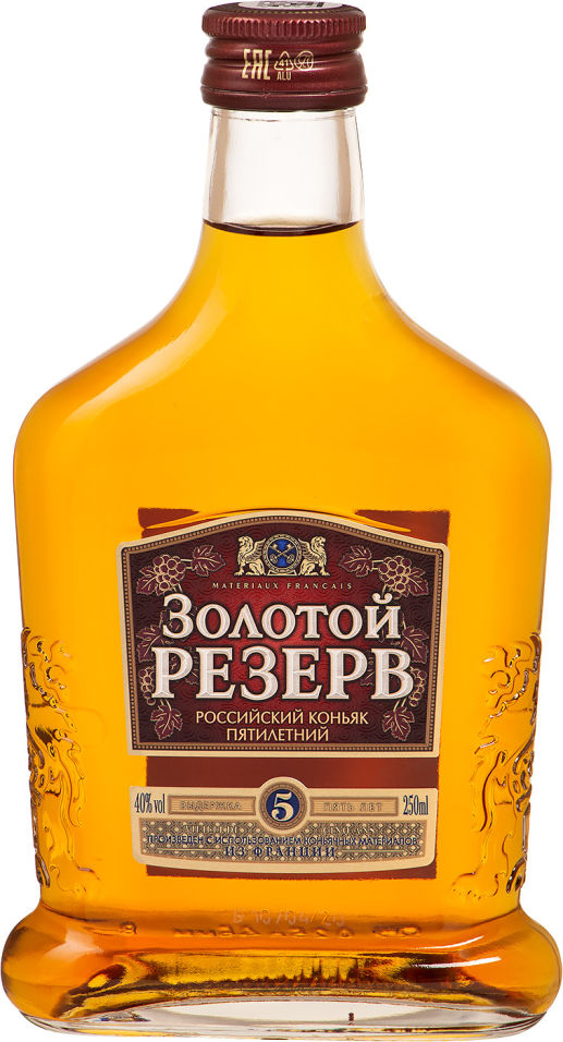 Отзывы о Коньяке Золотом Резерв Российский 5 лет 40% 0.25л Отзывы о Коньяке Золотом Резерв Российский 5 лет 40% 0.25л