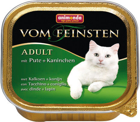 Отзывы о Корме для кошек Animonda Vom Feinsten Adult Индейка и кролик 100г Отзывы о Корме для кошек Animonda Vom Feinsten Adult Индейка и кролик 100г