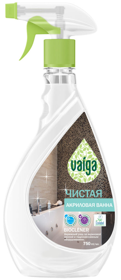 Средство чистящее Vaiga Чистая акриловая ванна 750мл