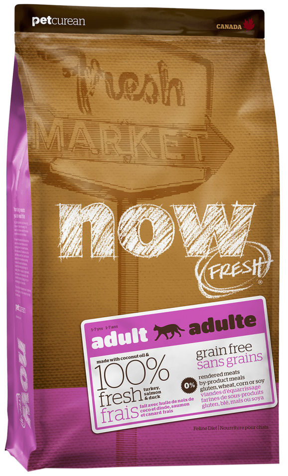 Сухой корм для кошек Now Fresh Adult Беззерновой с индейкой уткой и овощами 7.26кг Сухой корм для кошек Now Fresh Adult Беззерновой с индейкой уткой и овощами 7.26кг