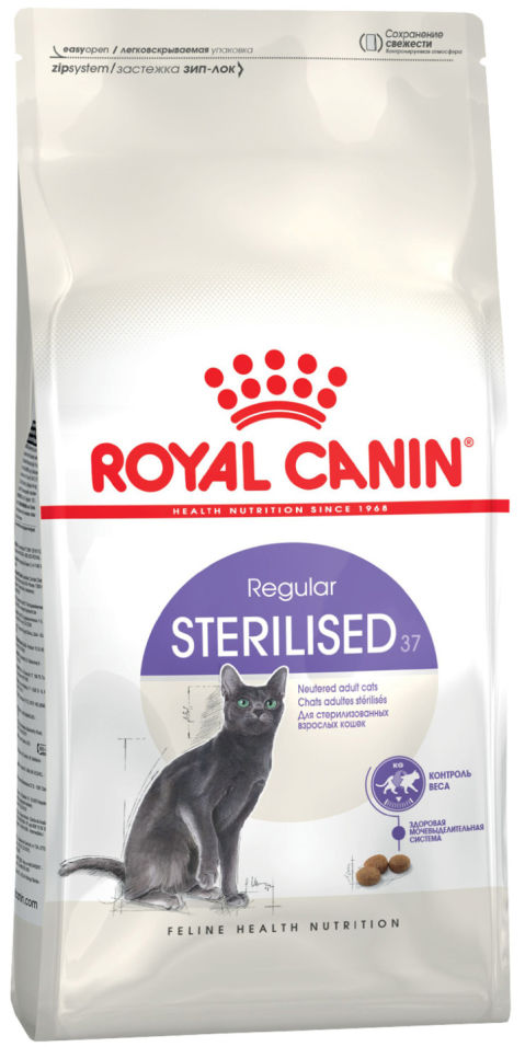 Сухой корм для кошек Royal Canin Sterilised 37 Птица 400г Сухой корм для кошек Royal Canin Sterilised 37 Птица 400г