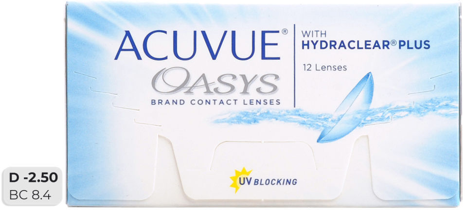 Отзывы о Контактные линзы Acuvue Oasys Hydraclear Plus Двухнедельные -2.5/14.3/8.4 12шт Отзывы о Контактные линзы Acuvue Oasys Hydraclear Plus Двухнедельные -2.5/14.3/8.4 12шт