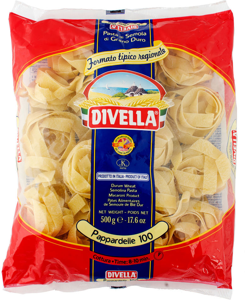 Макароны Divella Pappardelle гнезда 500г