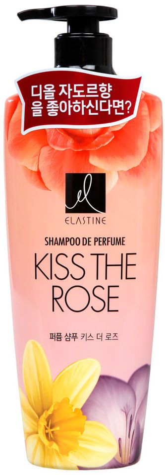Шампунь для волос Elastine Perfume Kiss The Rose 600мл