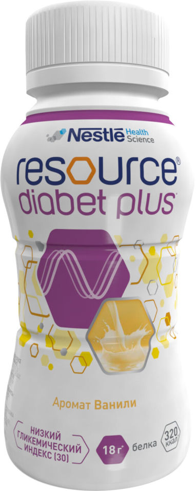 Смесь Resource Diabet plus с ароматом ванили 200мл