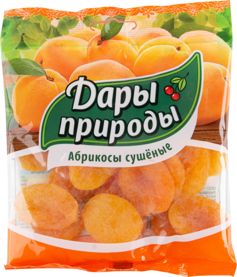Абрикосы Дары природы сушеные 150г