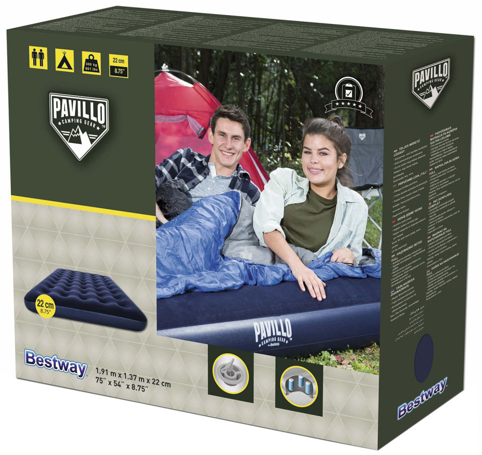 Матрас надувной Bestway 191*137*22см