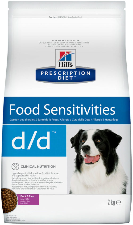 Сухой корм для собак Hills Prescription Diet d/d при пищевой аллергии с уткой 2кг Сухой корм для собак Hills Prescription Diet d/d при пищевой аллергии с уткой 2кг