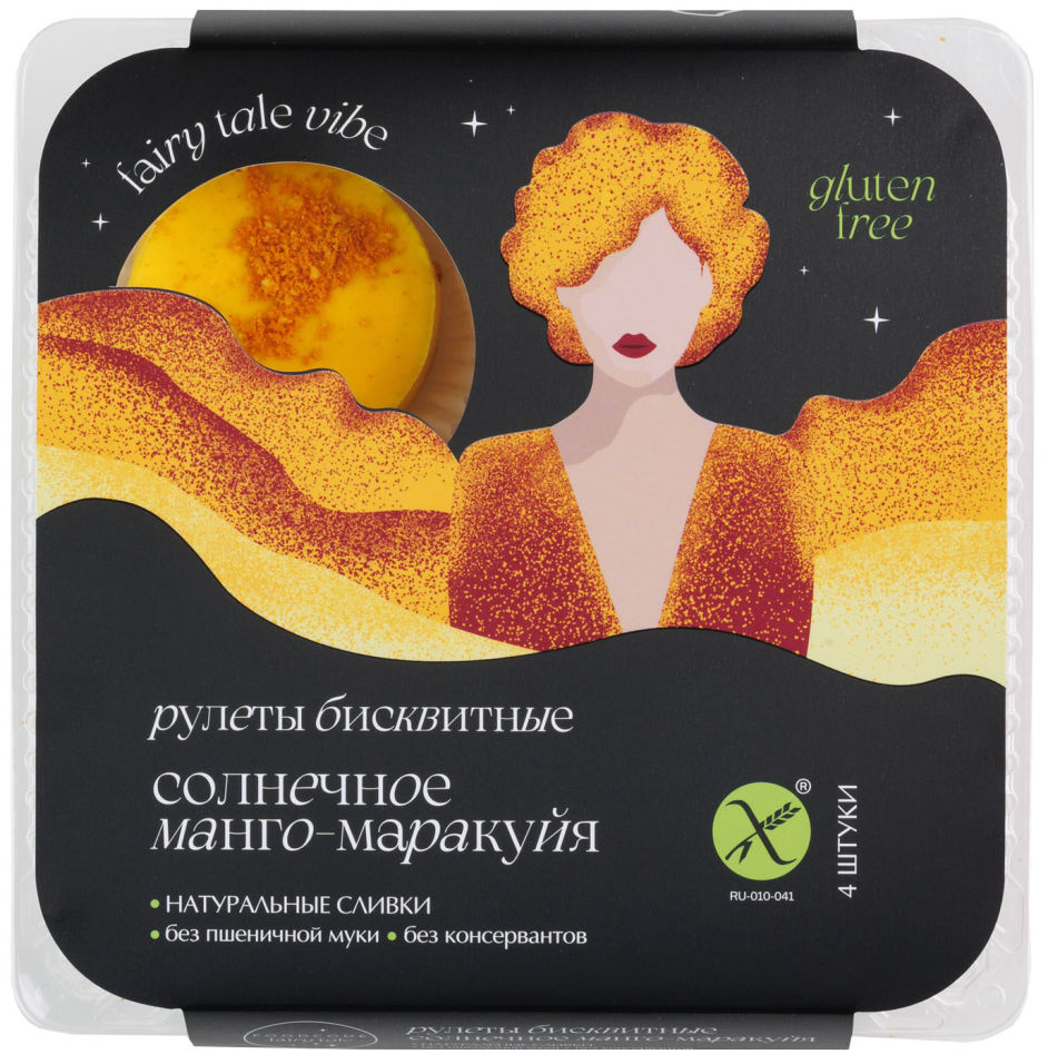 Рулет FOODCODE Манго-маракуйя 70г*4шт