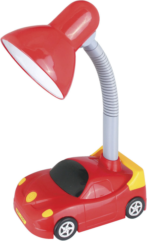 Светильник настольный Camelion KD-383 Машинка E27 230В 40Вт красный