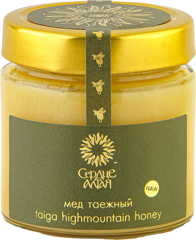 Мед Сердце Алтая Алтайский таежный Эксклюзивный сбор 250г